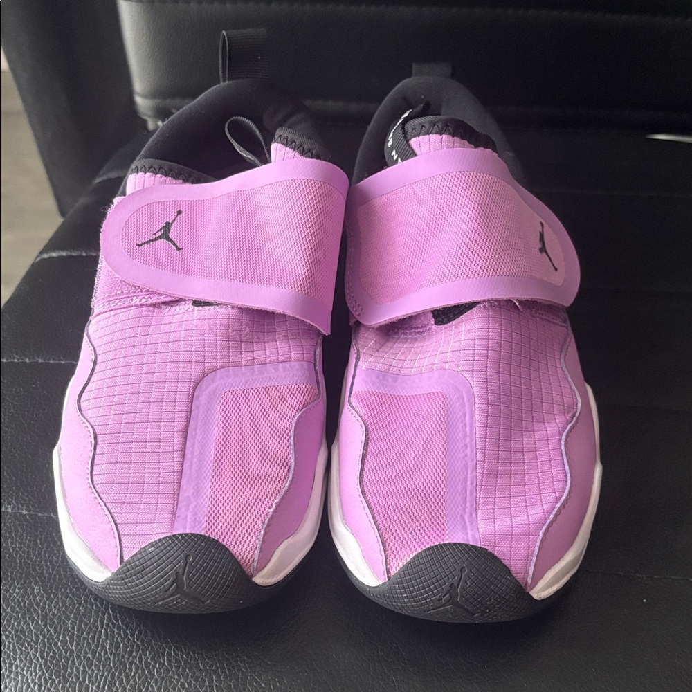 Jordan Purple and Black Sneakers